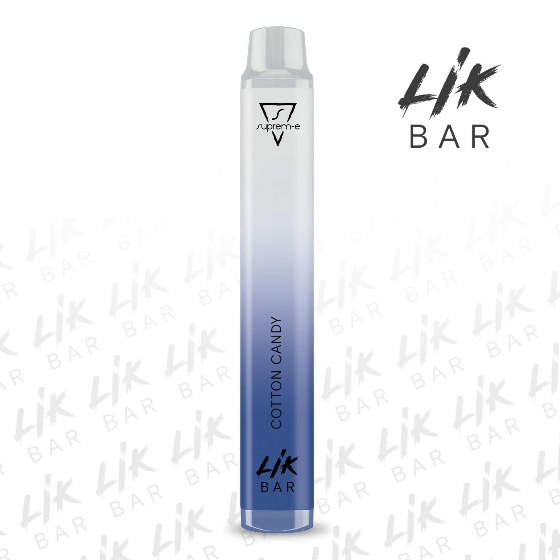 LIK BAR USA E GETTA - COTTON CANDY sigaretta elettronica 600 puff - nicotina 0 e 20 mg