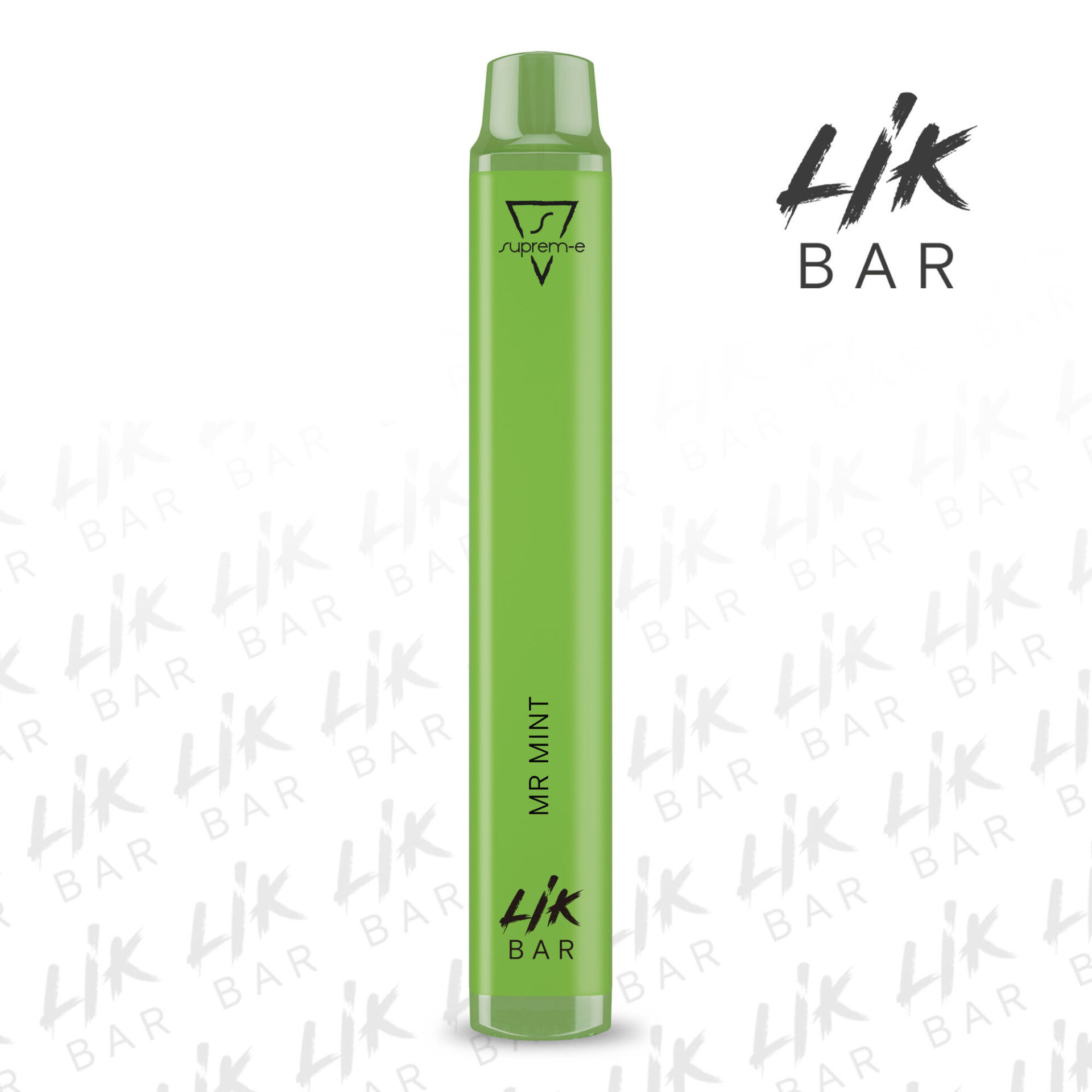 LIK BAR - Mr Mint Nicotina Zero e 20 - Sigaretta Elettronica Usa e Getta  600 Puff