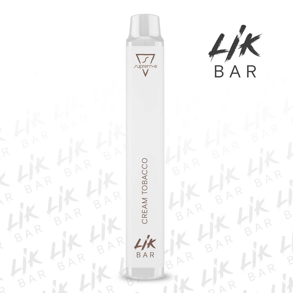 LIK BAR USA E GETTA CREAM TOBACCO - 600 Puff Cremoso LIK BAR USA E GETTA CREAM TOBACCO - 600 Puff Cremoso