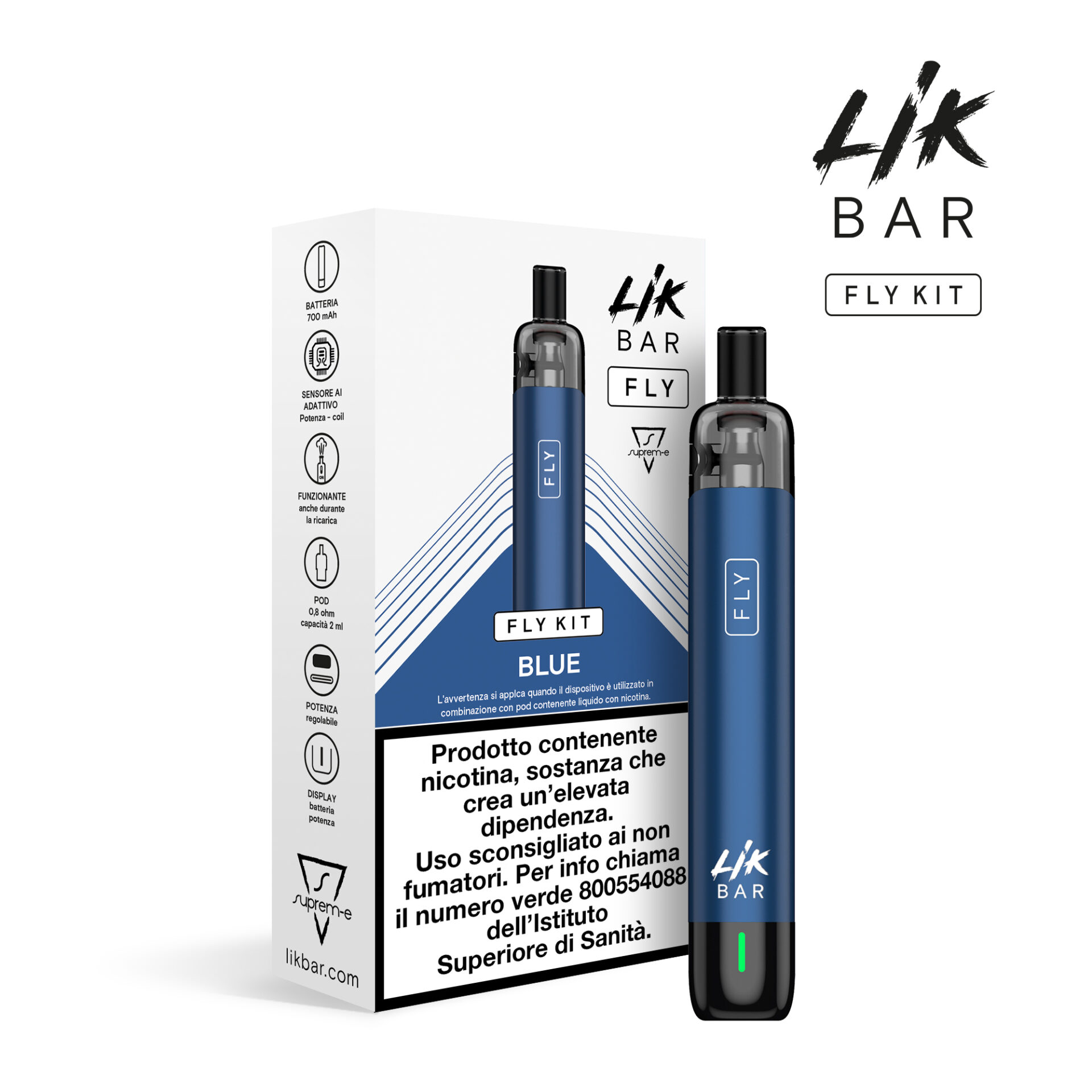 LIK BAR FLY KIT BLU