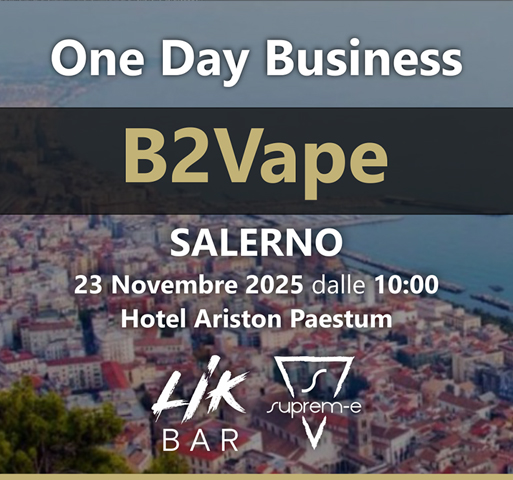 LIK BAR e SUPREM-E protagonisti al B2Vape One Day Business di Salerno